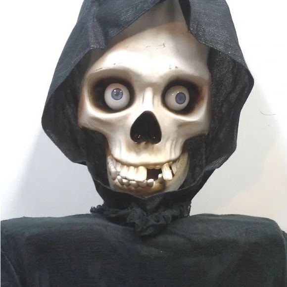 Vintage Life Size Halloween SkeletonPorch Decor Figure 5 Feet